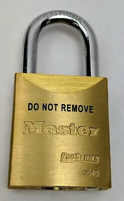 $98.83 • Buy Set Of 6 Master Lock Pro Series Boron Alloy Padlock 6840 Tough Under Fire