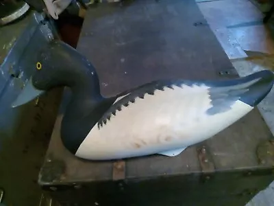 Signed Bluebill Drake Duck Decoy • $50