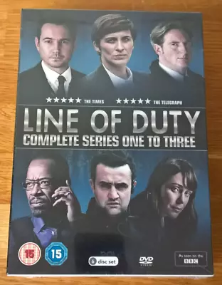 Line Of Duty Complete Series 1 2 & 3 DVD Box Set R2 NEW SEALED BBC • £5