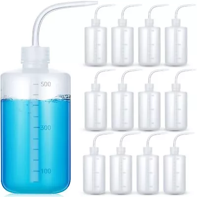 24 Pcs 500 Ml Plastic Safety Wash Bottle Lab Squeeze Bottles For Liquids Tatt... • $58.12