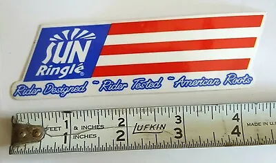 Sun Ringle Decal Sticker NOS Vintage American Flag USA Old School Bike Bicycle  • $5.90