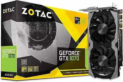 LOOK ZOTAC GeForce GTX 1070 8 GB   BOX ONLY NO GRAPHICS CARD BOX ONLY  • $12