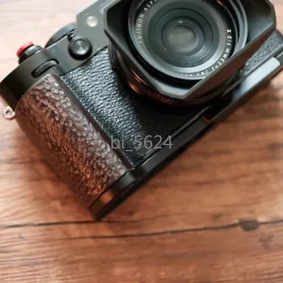 Wood Hand Grip L Holder For Fuji X100vi Fujifilm X100 6 Camera Alloy Base Plate • $55.92