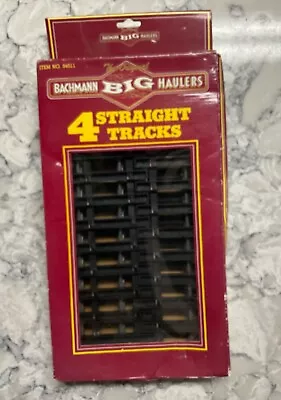 (NEW) Bachmann Big Haulers 4 Pack Straight Train Tracks G Scale No. 94511 • $25