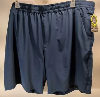 Athletic Works Mens 2-in-1 Shorts Size 3XL Blue Exercise Workout Pool NEW • $6.74