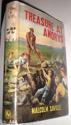 Malcolm Saville TREASURE  AT AMORYS Children's Book Club 1st 1964 HB Lone Pine • £15.95