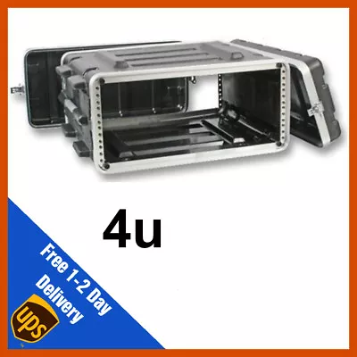 £99.99 • Buy ABS Rack Case | 4u | Flight Case | Equipment Case | DJ Case | Amp Case | PA