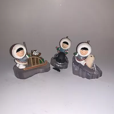 $7.99 • Buy Lot Of 3 Vintage Hallmark Frosty Friends Christmas Ornaments- 1989, 1990, 1992