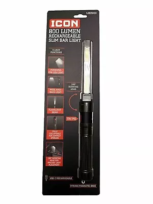800 Lumen LED Rechargeable Work Light Foldable Slim Bar Light W/ Magnetic Base • $69.99