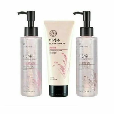 THE FACE SHOP Rice Water Bright Cleansing Light / Rich Oil / Foaming Cleanser • $16.29