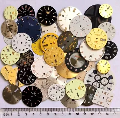 40pcs Lot Of Steampunk Watch Faces Dials Parts For Jewelry Making Industrial Art • $13.90