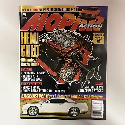 Mopar Action Magazine February 2024 Hemi Gold • $9.99