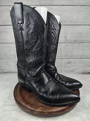 Vintage Justin Boots Men’s Leather Justin Cowboy Boots Western Boots 11 EE • $69.99