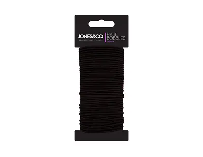 50x Pack Snag Free Thin Elastic Hair Bands Bobbles School Ponios Black Blonde • £2.59