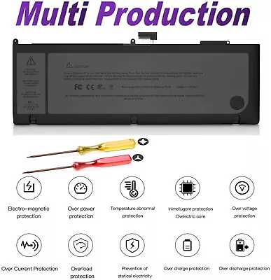 A1382 A1286 Laptop Battery For MacBook Pro 15 Inch Early 2011 Late 2011 Mid 2012 • $39.98