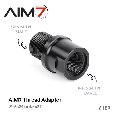 AIM7 Precision Thread Adapter - 9/16x24 To 5/8x24 -6189 • $25.96