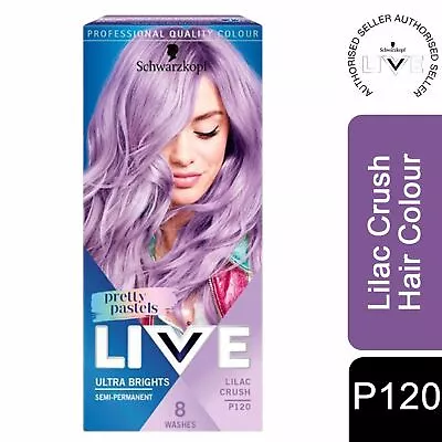 Schwarzkopf Live Ultra Brights Semi-Permanent Hair Dye P120 Lilac Crush • £8.99