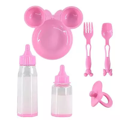 BiBi Doll Feeding Set Magic Milk Bottles Pretend Play Baby Doll Accessories 6PC • £6.59