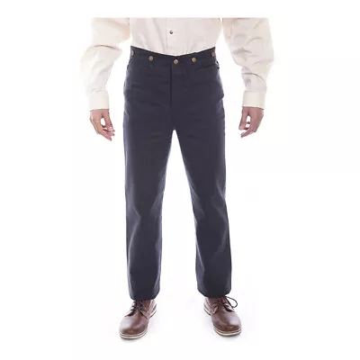 SCULLY Men's RW040 RangeWear Cotton Canvas Western-Style Pant - Colors & Sizes • $51.66