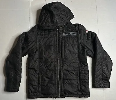 Spyder USA Ski Team Edition Jacket Size XL 18/20 Black • $50