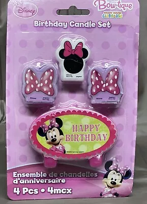 Disney Minnie Mouse Bow-tique Birthday Candle Set • $2.49