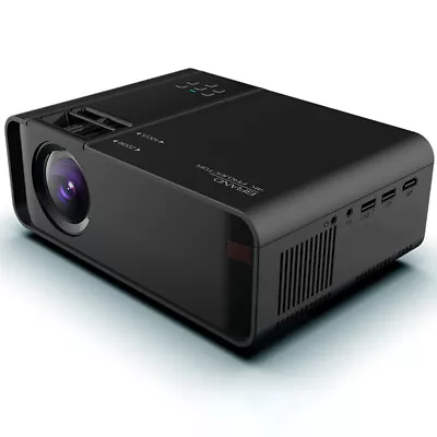 Bluetooth Android WiFi Projector 1080P Support Outdoor Home Cinema HDMI AV VGA • $169