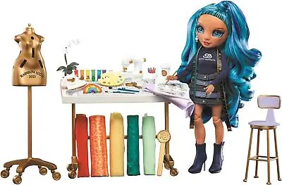 Rainbow High Dream & Design Fashion Studio Playset And Skyler Doll • £53.49