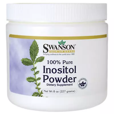 Swanson  Inositol 100% Pure Powder - 227g  Free P&P • £26.93