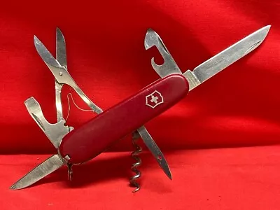 1970's Victorinox Rostfrei Officer Suisse 8-Tool Swiss Army Knife (SS2123730) • $39.99