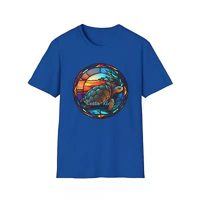 Cute Costa RIca Vacation T-shirt Colorful Sea Turtle Tee Adults S M L XL 2XL 3XL • $18.48