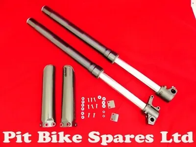 Pit Bike 2 Way Adjustable Supermoto SP USD Fork Legs. CRF110 CRF70 Fitment Black • $412.75