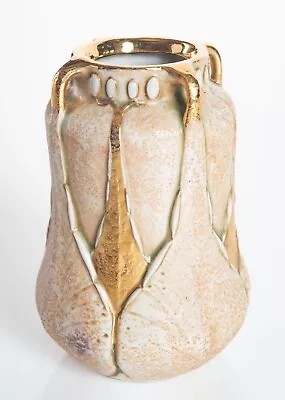 Art Nouveau Vase With Ginko Leaves By Ernst Wahliss Att. Paul Dachsel C. 1900 • $1200