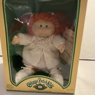 1983 Cabbage Patch Doll Red Hair W/ Original MW Receipt **RARE** NIB • $274.95