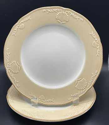 Mikasa SOUTH HAMPTON BEIGE Salad Plate(s) 8 1/2  Set Of Two (2) • $19.96