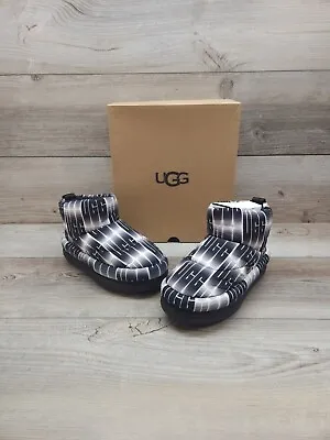 Ugg Classic Maxi Fashion Ugg Print Black Shearling Women's Boots Wavelength Mini • $120