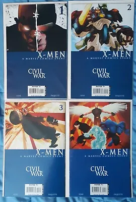 Civil War X-Men (2006) #1234 NM Complete Series Set Full Run Lot • $9