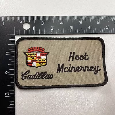 $7.99 • Buy As-Is-Small-Stains HOOT MCINERNEY CADILLAC Car Dealer Patch (Auto Related) 17V7