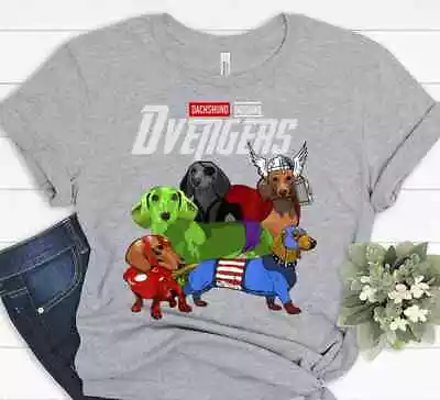 Dachshund Dvengers Funny Dog Dachshund Gift Dog Lover Christmas T-shirt • $24.99