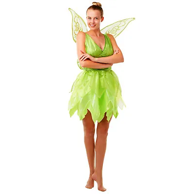 Tinkerbell Disney Green Fairy Costume Adult Fairytale Story Book Week Christmas • $72.95