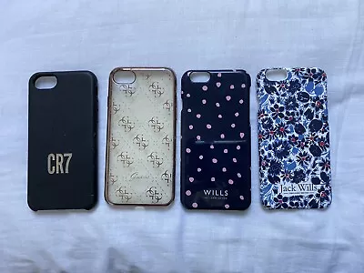 4 X Iphone 6S Phone Covers Phone Case Guess Jack Wills Cr7 Cristiano Ronaldo Lot • £10.77