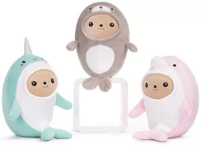 New Official 10  Kawaii Cuties Plush Pastel Bears In Costume Whale Soft Toy • £10.99