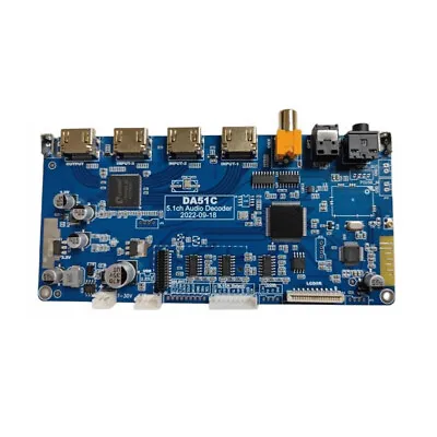 DTS AC3 5.1 Audio Decoder Board PCBA Converter DAC 4K Extractor Digital SPDIF • £116.39