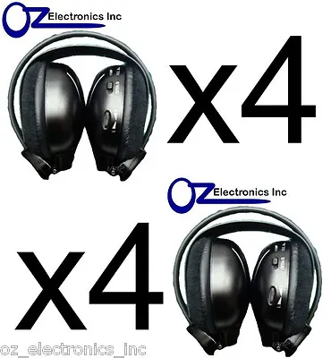 4x Headphones Wireless Compatible With Alpine Toyota Klugar Holden Car DVD Syst • $99