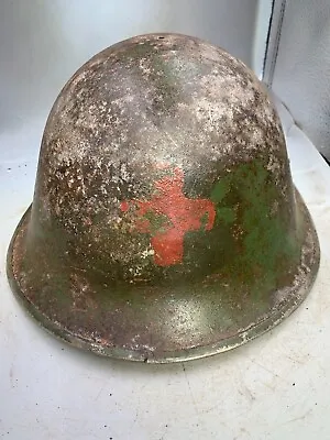 Original WW2 British / Canadian Army Mk3 Medics Turtle Helmet • $105.68