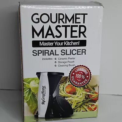 Gormet Master Spiral Slicer - Ceramic Peeler Storage Pouch And Cleaning Brush • $8.95