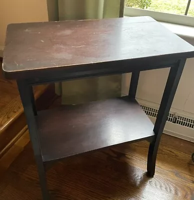 Early 1900s Antique Mahogany Veneer Side Table • $139.50