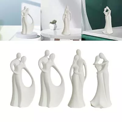 Abstract Couple Statue Decorative Ornament Nordic Lovers Sculpture For • £16.03
