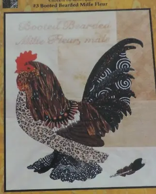 Country Journal Maggie Walker Design #3 Booted Bearded Mille Fleur Rooster 1998 • $22.60