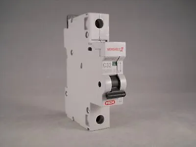 MEM Memshield 2 MCB 32 Amp Type C 32A Single Pole Circuit Breaker MCH132 • £5.95