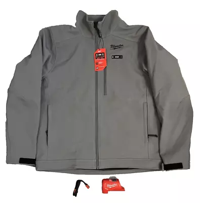 Milwaukee M12 Heated Toughshell Jacket For Men Size Medium - Grey 204G-20M • $124.99